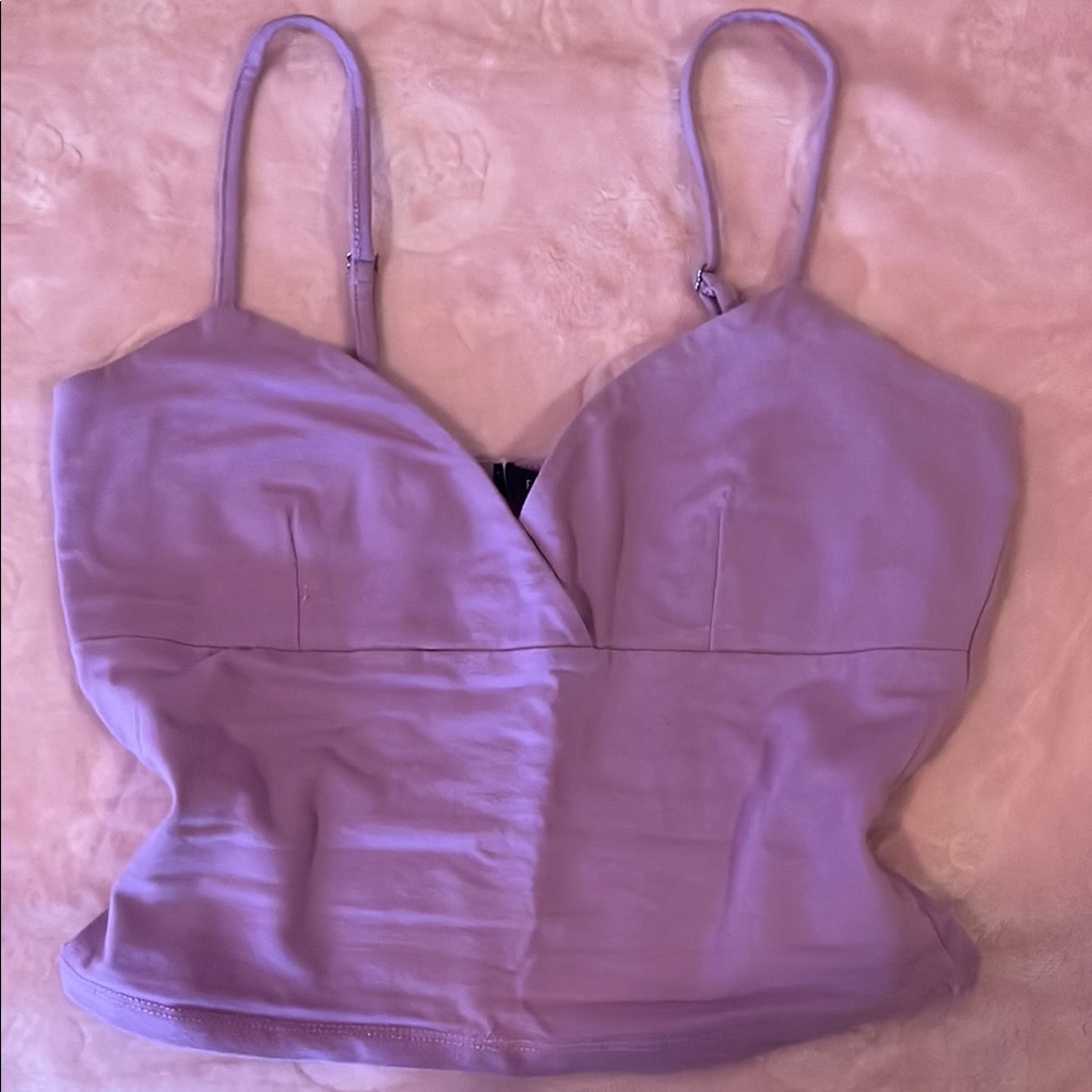 Forever 21 Lavender Crop Top